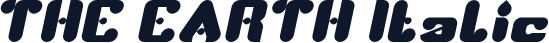 THE EARTH Italic