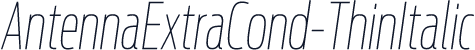 AntennaExtraCond-ThinItalic