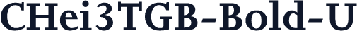 CHei3TGB-Bold-U