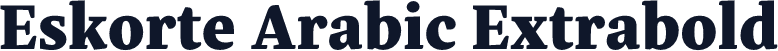 Eskorte Arabic Extrabold