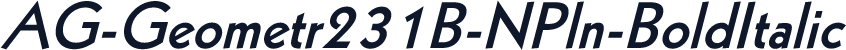 AG-Geometr231B-NPln-BoldItalic