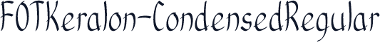 FOTKeralon-CondensedRegular