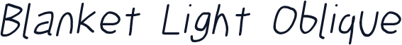 Blanket Light Oblique