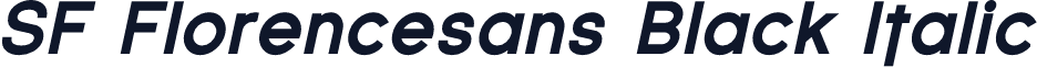 SF Florencesans Black Italic