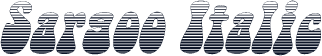Sargoo Italic