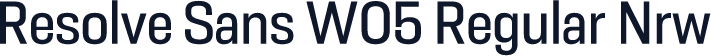 Resolve Sans W05 Regular Nrw