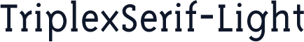 TriplexSerif-Light