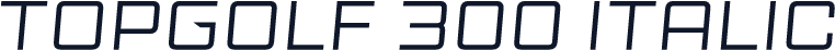 Topgolf 300 Italic