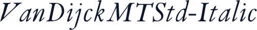VanDijckMTStd-Italic