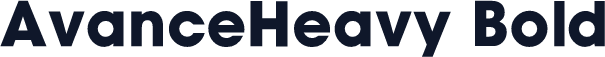 AvanceHeavy Bold
