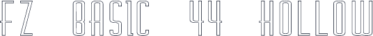 FZ BASIC 44 HOLLOW