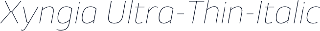Xyngia Ultra-Thin-Italic