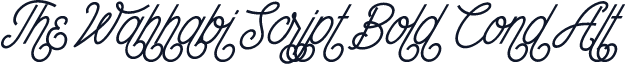 The Wahhabi Script Bold Cond Alt