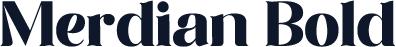 Merdian Bold