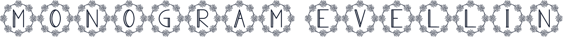 Monogram Evellin