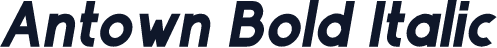 Antown Bold Italic