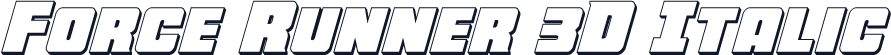 Force Runner 3D Italic