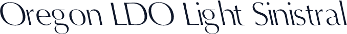 Oregon LDO Light Sinistral