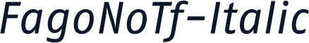 FagoNoTf-Italic