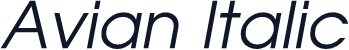 Avian Italic