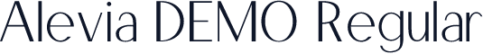 Alevia DEMO Regular