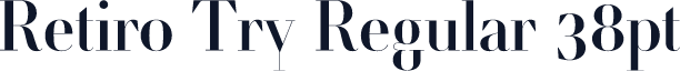 Retiro Try Regular 38pt