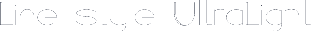 Line style UltraLight