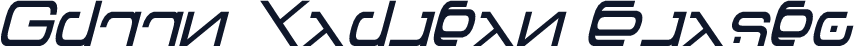 Green Martian Italic
