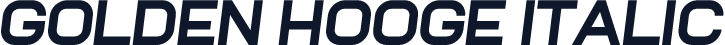 Golden Hooge Italic