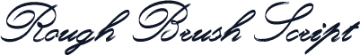 Rough Brush Script