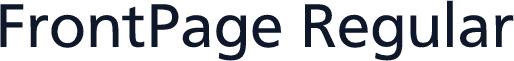 FrontPage Regular