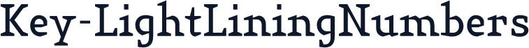 Key-LightLiningNumbers