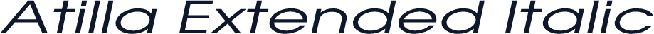 Atilla Extended Italic