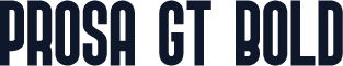 Prosa GT Bold