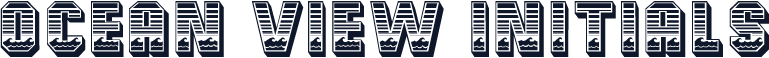 Ocean View Initials