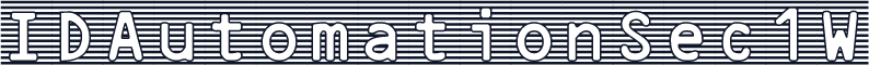 IDAutomationSec1W