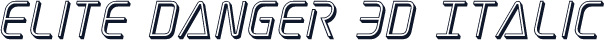 Elite Danger 3D Italic