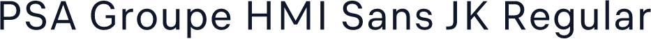 PSA Groupe HMI Sans JK Regular