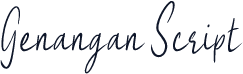 Genangan Script