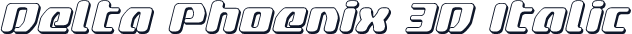 Delta Phoenix 3D Italic