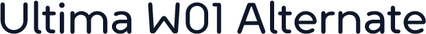 Ultima W01 Alternate