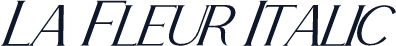 La Fleur Italic