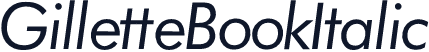 GilletteBookItalic