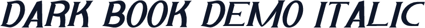 Dark Book Demo Italic