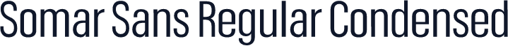 Somar Sans Regular Condensed