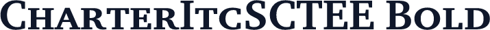 CharterItcSCTEE Bold