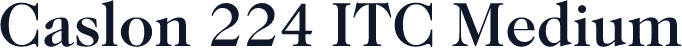 Caslon 224 ITC Medium