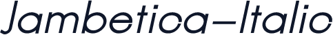 Jambetica-Italic