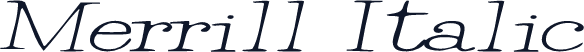 Merrill Italic
