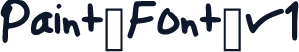 Paint_Font_v1